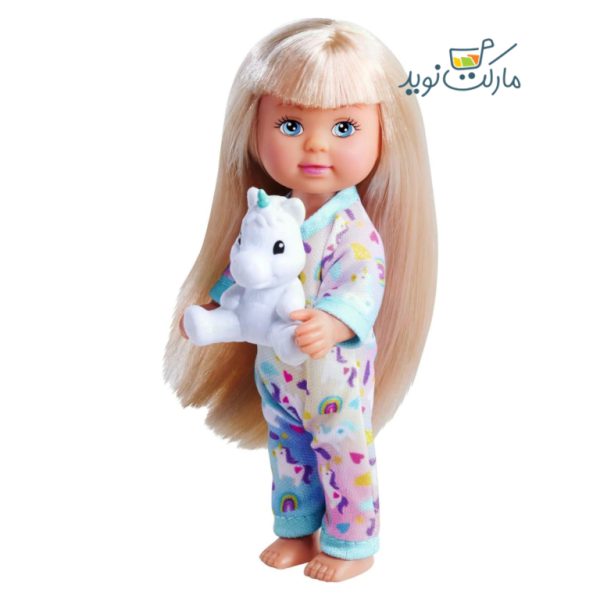 عروسک Evi Love با لباس خواب آبی