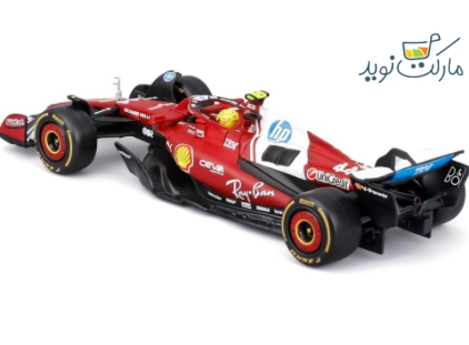 ماشین فلزی فرمول یک فراری SF-25 لوئیس همیلتون مقیاس 1:43 با کیس کلکسیونی Burago