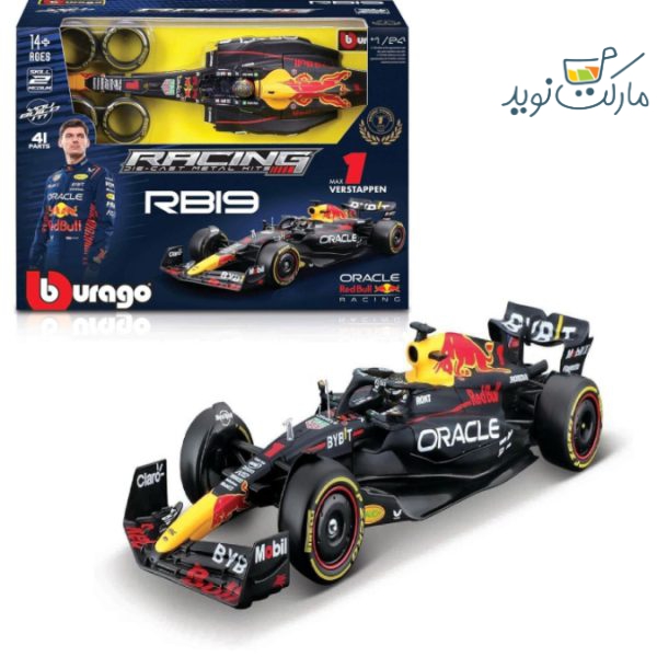 کیت ساخت ماشین فرمول یک ردبول RB19 مکس فرستاپن مقیاس 1:24 Burago