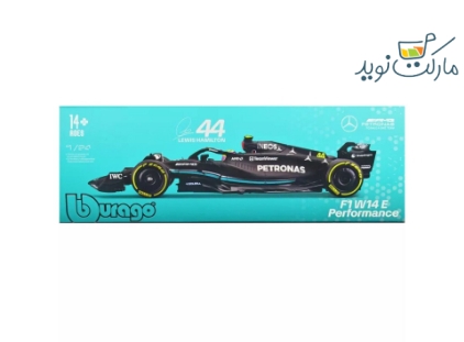 کیت ساخت ماشین فرمول یک Mercedes-AMG W14 جورج راسل مقیاس 1:24 Burago