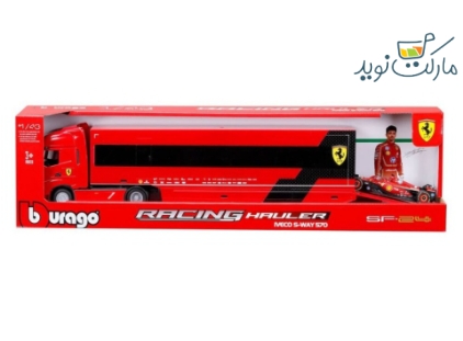 کامیون فلزی ایوکو تیم فراری فرمول یک با SF-24 مقیاس 1:43 Burago