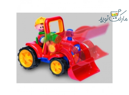 ست موتور چهارچرخ مزرعه با عروسک Tolo