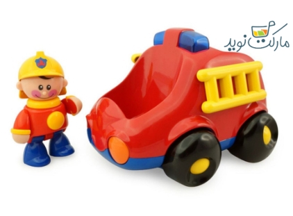 ست ماشین آتشنشانی با عروسک Tolo