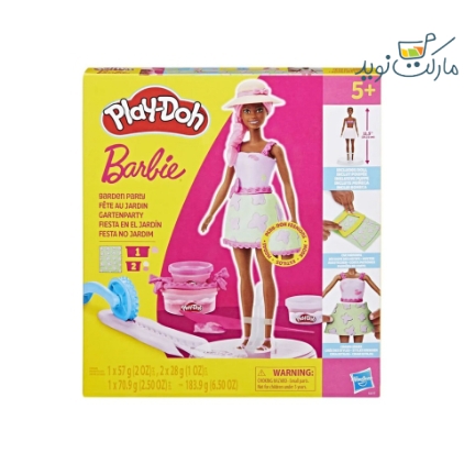 خمیر بازی باربی Garden Party با عروسک Play Doh