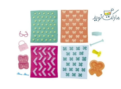 خمیر بازی باربی Pearls and Bows با عروسک Play Doh