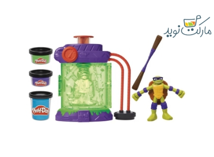 خمیر بازی لاک پشت نینجا Mutation Station با عروسک Play Doh