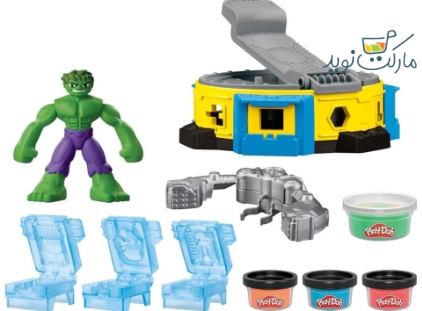 خمیر بازی هالک Smash & Squish با عروسک Play Doh