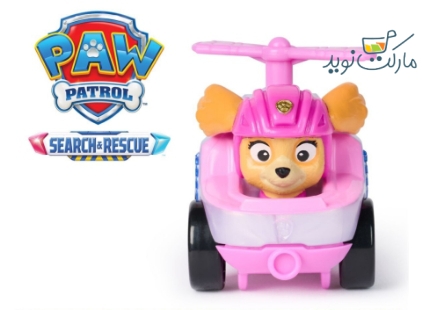 ماشین 6 سانتی با فیگور اسکای پاپاترول Search and Rescue